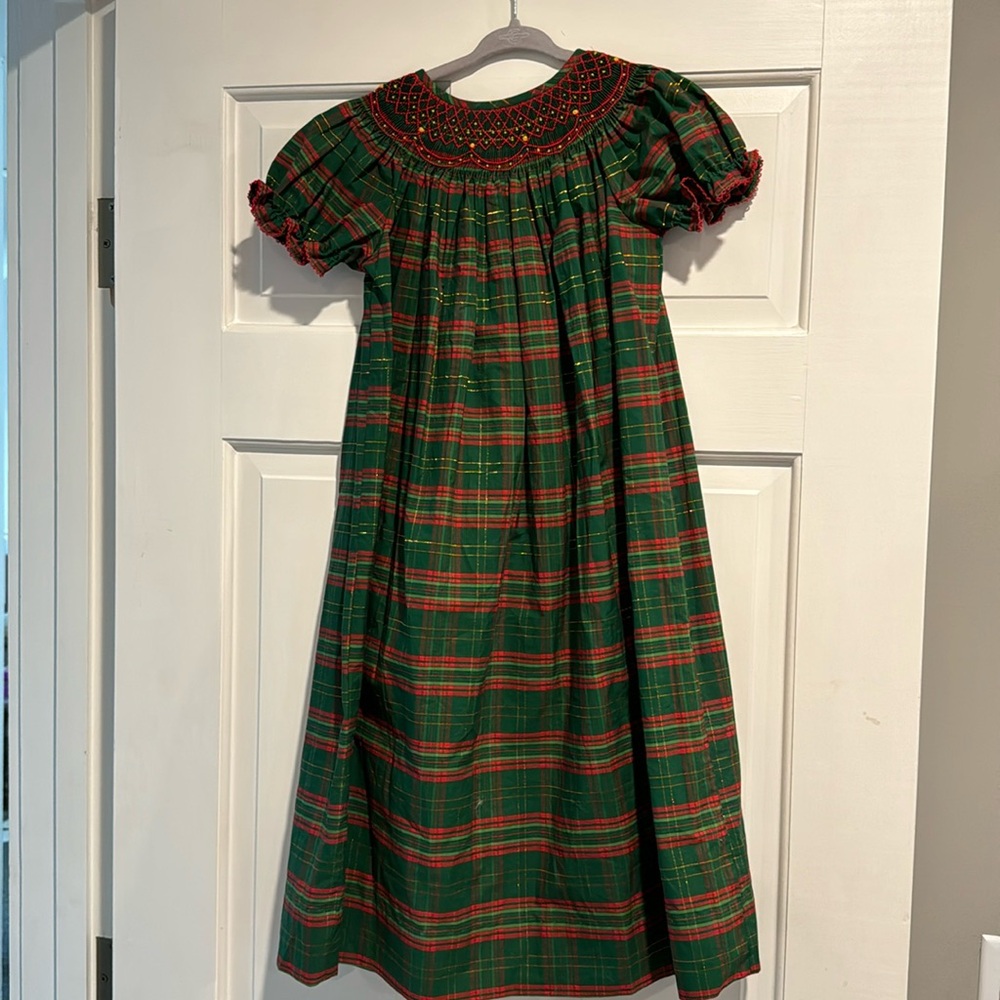 Smocked Christmas Dress